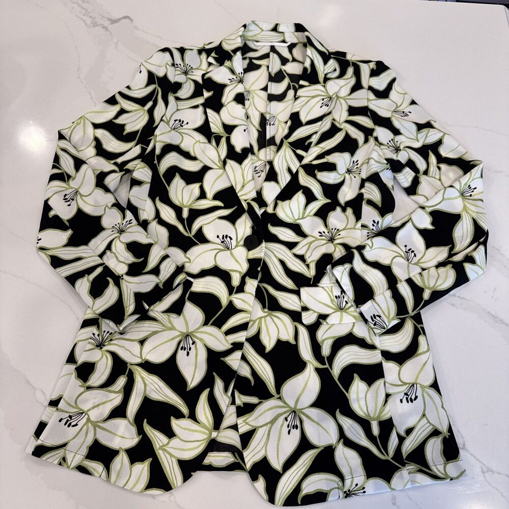 Women’s MAX MARA STUDIO OCROMA FLORAL PRINT SABLE JACKET